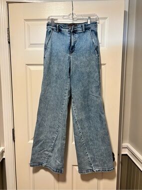 Judy Blue Retro Wide Leg Jeans – Size 5/27 – High Rise Stretch Denim